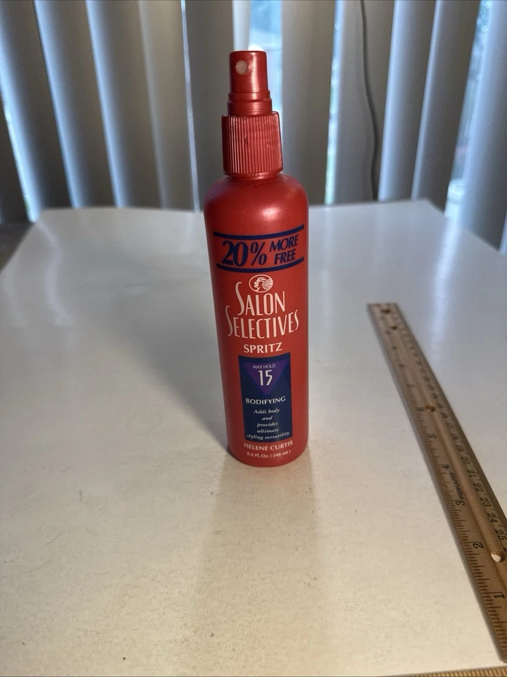 Salon Selectives Helene Curtis Hair Spray Spritz Vintage 1990s movie prop can - Image 2 of 4