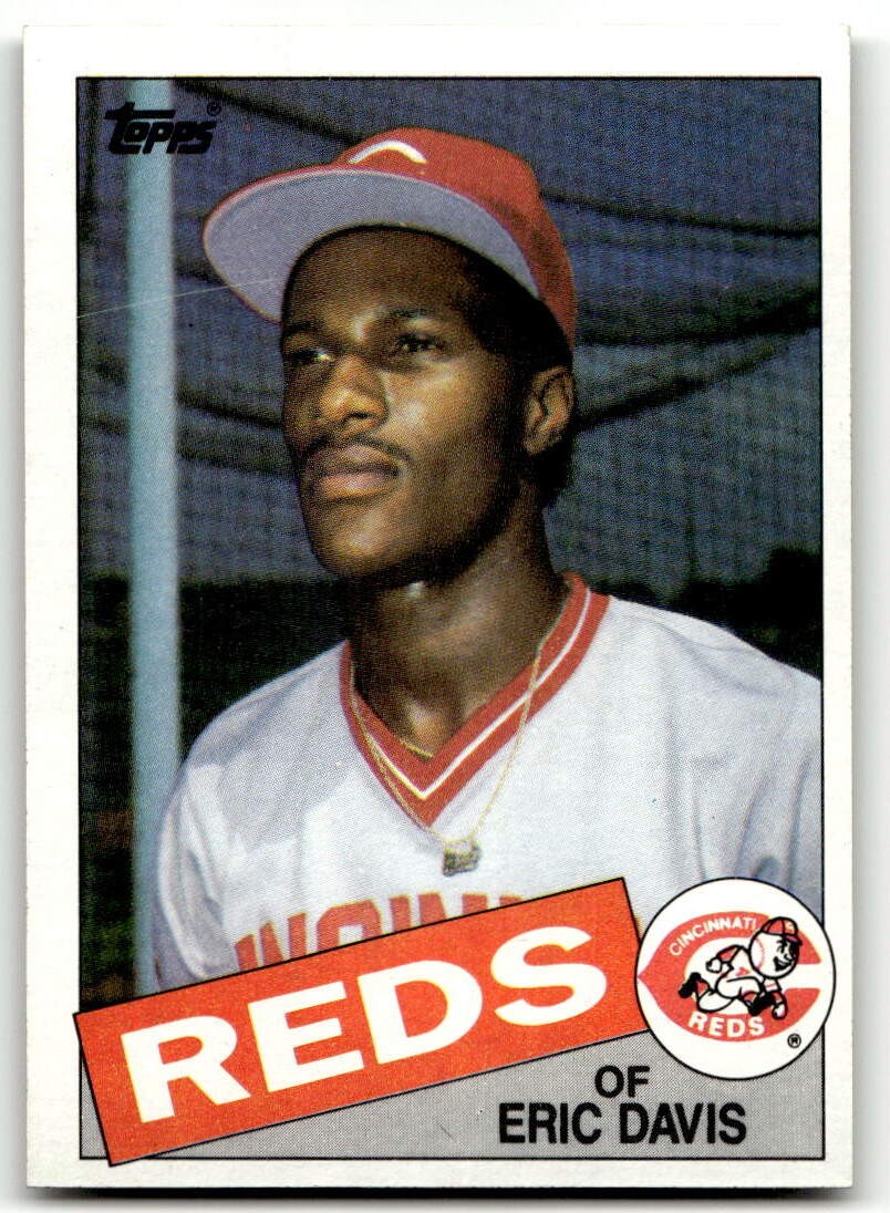 1985 Topps #627 Eric Davis Cincinnati Reds RC NR-MINT 