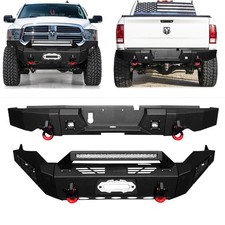 Fits 2013-2018 Dodge Ram 1500 Front Bumper And Rear Bumper With Led Lights Fits 2013-2018 Dodge Ram 1500 Front Bumper And Rear Bumper With Led Lights