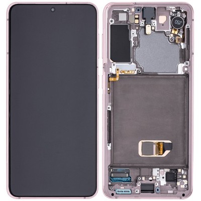 OLED Assembly With Frame For Galaxy S21 5G (Aftermarket Plus) (Phantom Violet)