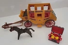 Vintage Playmobil 1994 Western Express Stage Coach #3803 Replacement Incomplete