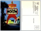 Vintage SOUTH OF THE BORDER Pedro Neon Sign Postcard Dillon SC I-95 Landmark