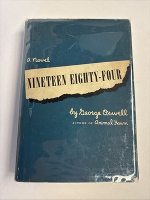 1984 Nineteen Eighty-Four 1st First Edition George Orwell 1949 VG/VG+ W/DJ