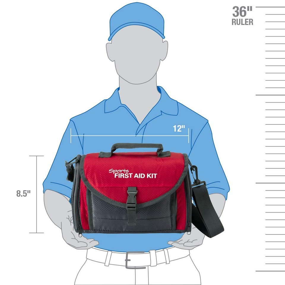 24/7 First Aid 189 Piece Coaches First Aid Kit Red 59544 92265595445| eBay