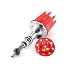 Ford 351w Windsor 8000 Series Pro Billet Distributor Red Screw-on