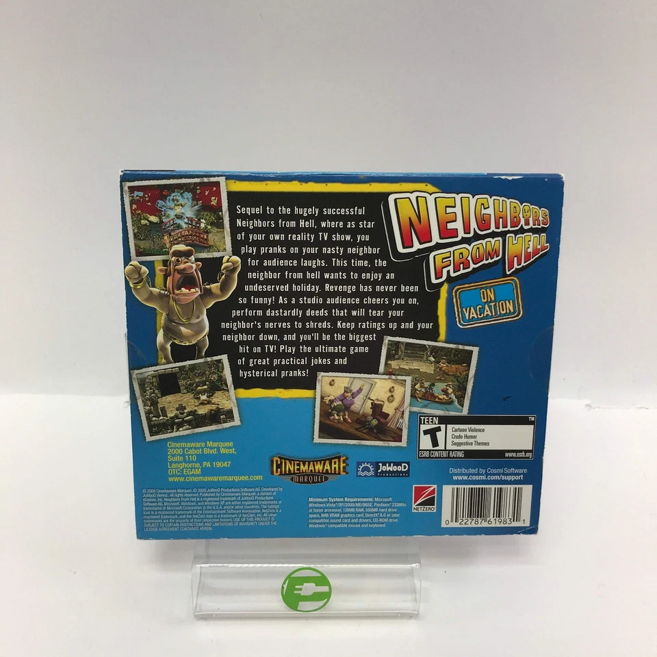 New Neighbors From Hell: On Vacation (PC, 2008) Factory Sealed - Image 2 of 4