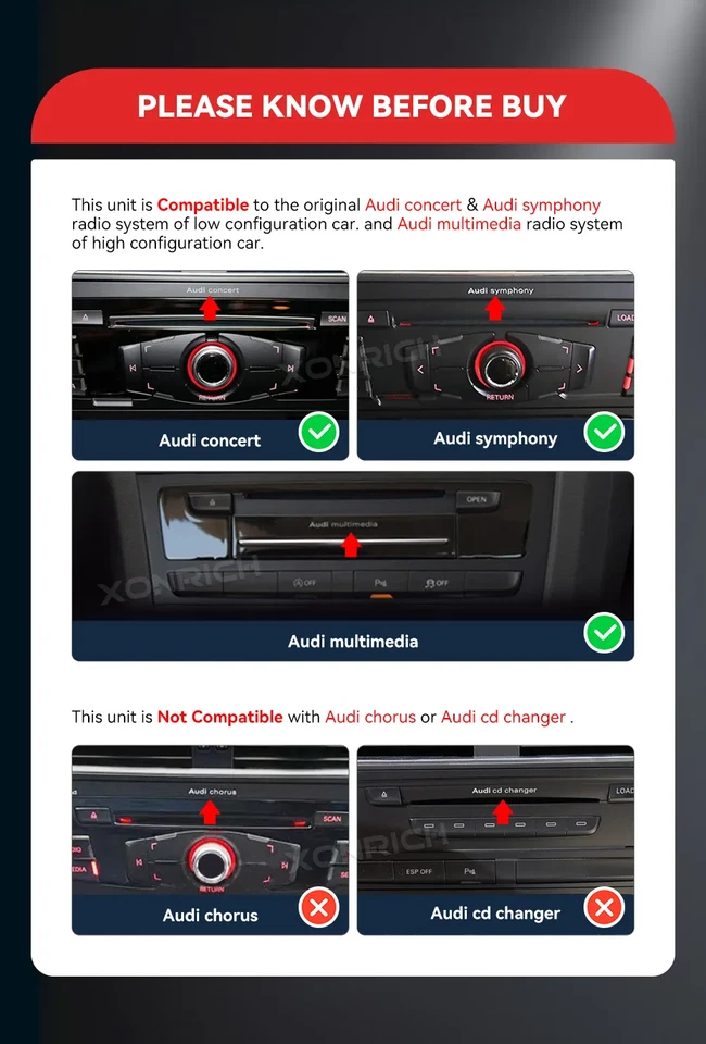Für Audi A4/A5 B8 S4 S5 2013-2016 Android 14 Autoradio CarPlay 64GB WiFi 4G GPS - Bild 3 von 4