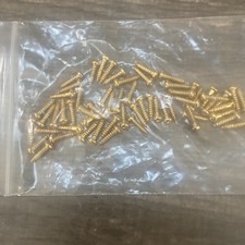 50 Gold Screws For Grover schaller Gotoh Guitar Machine Heads tuners