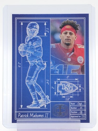 PATRICK MAHOMES II 2025 PANINI ICON COLLECTION TOUCHDOWN ARCHITECT A Q5686
