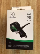 Audio-Technica AT-VM95E/H Dual Moving Magnet Cartridge/Headshell/Stylus New