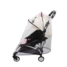 SeedFuture Stroller Rain Cover for Babyzen Large Pack of 1 , transparent