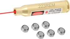 Laser Bore Sight Cal 223REM 5.56mm Red Laser Bore Sighter Laser Three Batteries