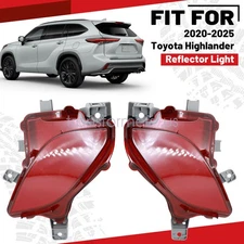Rear Lower Bumper Reflector For 2020-2025 Toyota Highlander Left+Right Side