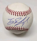 T.J. Rumfield Signed Game Used Official Major League Baseball ROCKIES D1