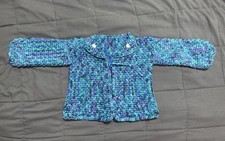 Handmade Baby Crochet Sweater and Booties Girls 6-12 months