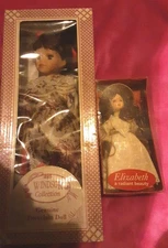 2 X Boxed Vintage Porcelain Dolls Windsor Collection + 1 Other NRFB  12" + 6"