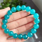 10mm Natural Ice Mozambique Amazonite Gems Beads Bracelet