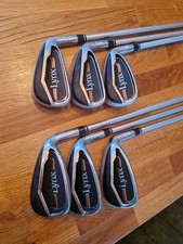 LYNX CRYSTAL GRAPHITE IRON SET LADIES RIGHT HAND 6-SW VGC