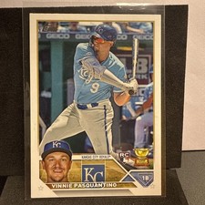 2023 Topps Vinnie Pasquantino RC 302 Royals Rookie Team Italy