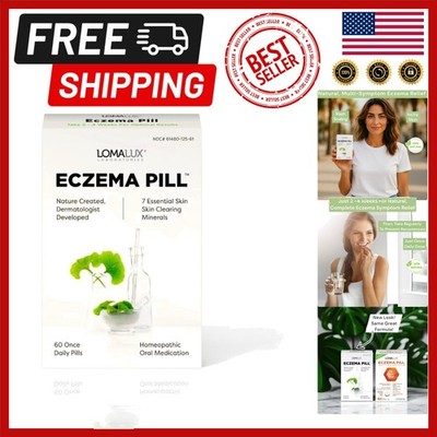 Dermatologist Developed Eczema Treatment Pills   Non-Drowsy Multi-Symptom Relief