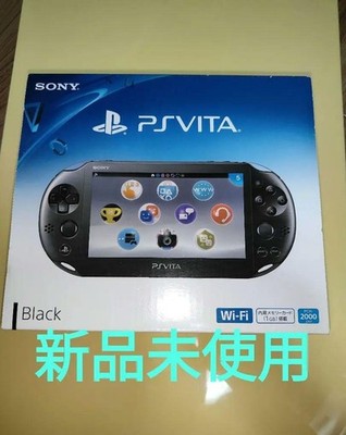 SONY PlayStation Vita Wi-Fi Model Black PCH-2000 ZA11 Vita Cosole New unused