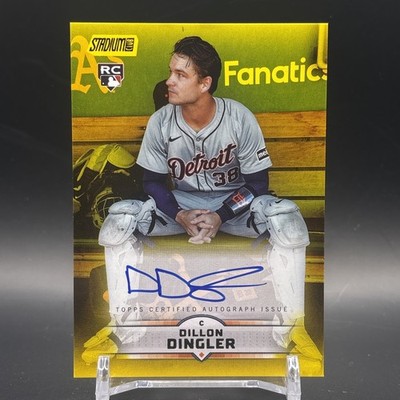 Dillon Dingler RC Yellow Auto 2025 Topps Stadium Club SCBA-DD