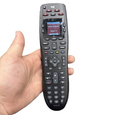 Logitech Logi Harmony 665 Universal Black Remote Control N-10003 [Tested/Works]
