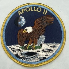 Vintage Apollo 11 NASA 4" Space Patch 1970s/1980’s American Eagle