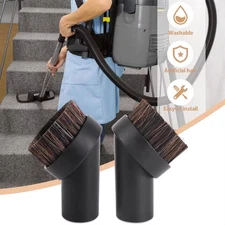 Round Vacuum Cleaner Attachment Dusting Brush Tool Replacement For Cleaning 1/2X