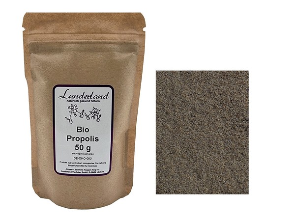Lunderland Propolis Bio Pulver 50G ErgäNzungsfuttermittel FüR Hunde Und Katzen-image