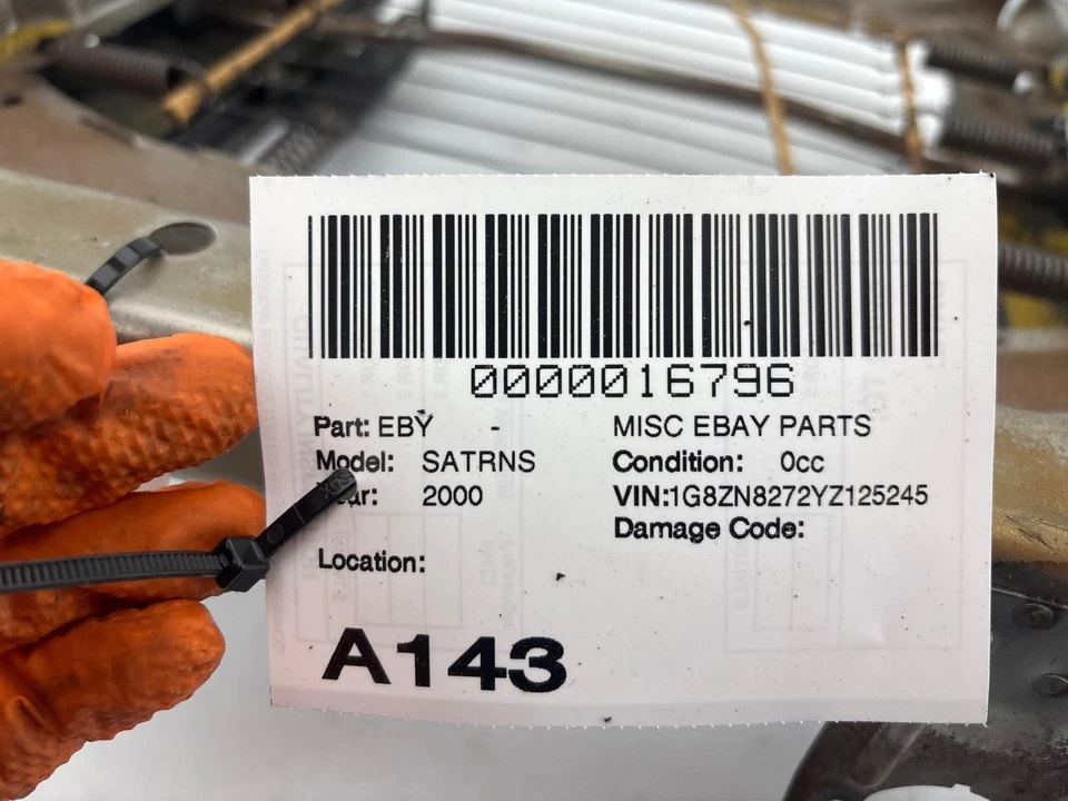 00-02 Saturn Sw2 asiento delantero lado del conductor marco de pista fabricante original Foto 2 de 4