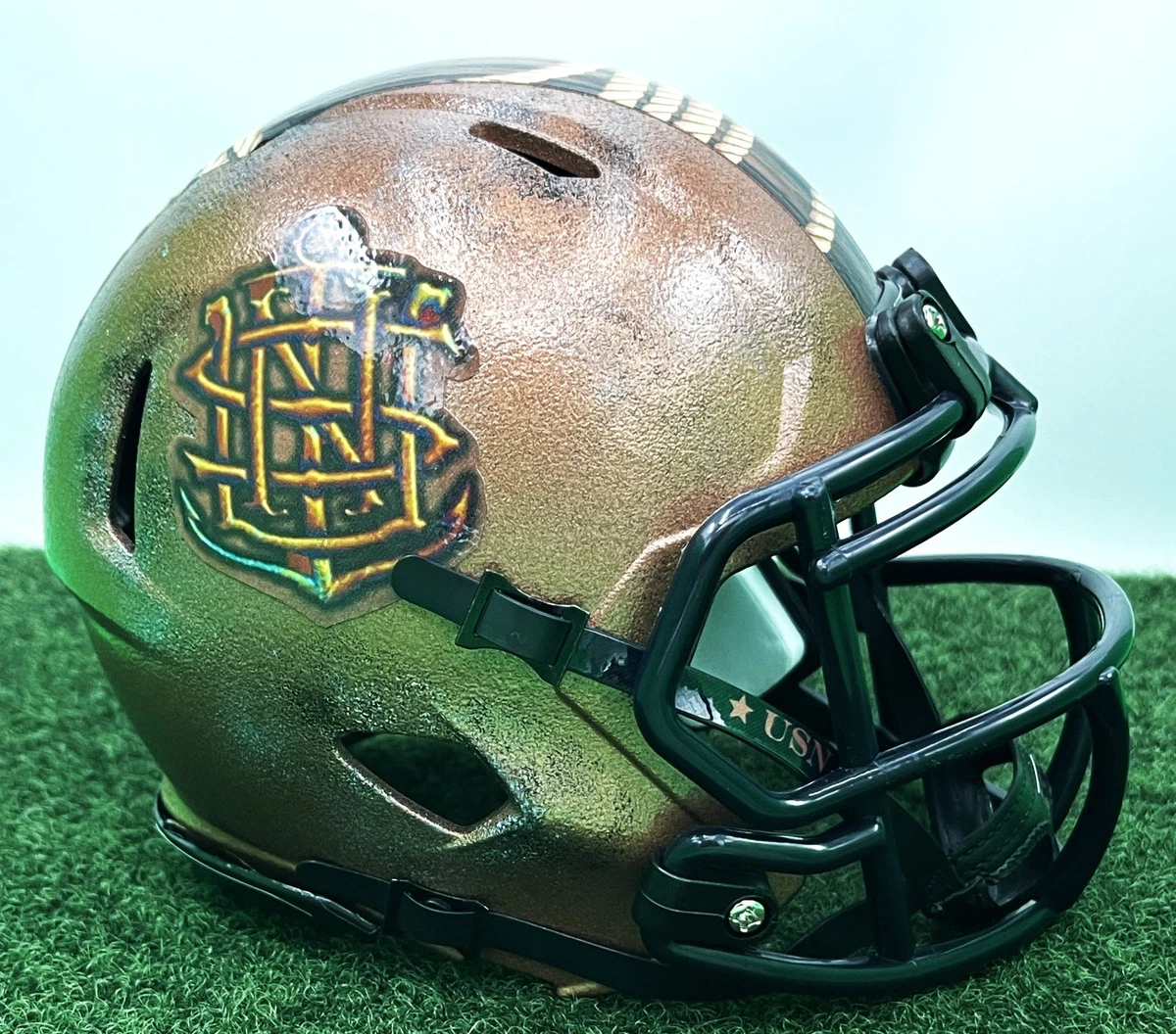 buy new navy football helmet Schutt DNA Yth ROPO Sm The speed pro line helmet uses that special order facemask worn by most of the star players who choose to wear this helmet NAVY MIDSHIPMEN NCAA Riddell Speed