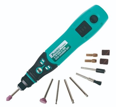 Pro'sKit Mini Cordless Grinderset 3.7V USB Li-ion