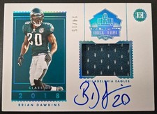 2019 Panini Encased Brian Dawkins 14/15 Player-Worn Patch AUTO Hall of Fame!!!
