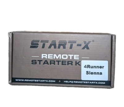 Start-X Remote Starter 4RUNNER (10-19) SIENNA (11-20) Push-to-Start Only