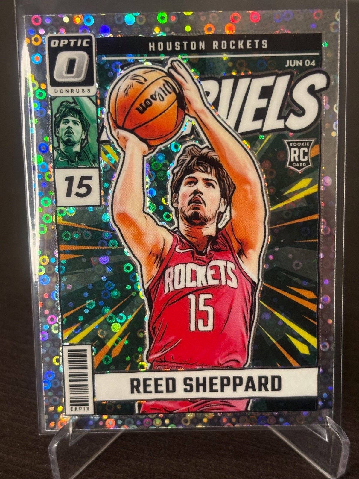 2024-25 Donruss Optic Net Marvels Fast Break (disco) Reed Sheppard Rookie Card!
