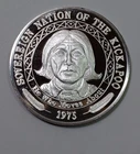 1975 Sovereign Nation of the Kickapoo .999 Fine .7896ozt Silver Art Round