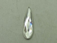 12 pcs. 6X1.7mm RAINDROP CRYSTAL FLAT BACK European Rhinestones