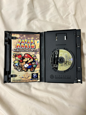 Paper Mario: The Thousand-Year Door - Black Label with Manual, AUTHENTIC, TESTED