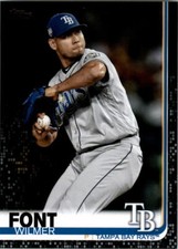 2019 Topps Black #429 Wilmer Font /67 - NM-MT