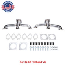 Shorty Center Dump Manifold Headers Kit For 1932-1953 Ford Car Truck Flathead V8 Shorty Center Dump Manifold Headers Kit For 1932-1953 Ford Car Truck Flathead V8