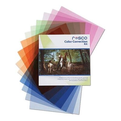 Rosco Color Correction Filter Kit for Photographers and Filmmakers, 12x12''