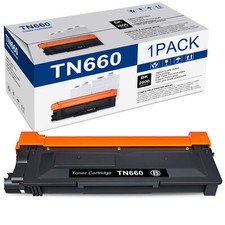 1 High Yield TN660 Toner Cartridge for Brother MFC-L2700DW HL-L2300D DCP-L2540DW