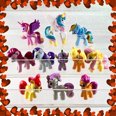   My Little Pony Busy Book Mini Figures  1.75'' MLP Phidal Multi-Listing CHOICE