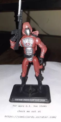 Crimson Guard Squad Leader 100% Complete 25th TRU Exc GIJOE G.I. Joe GI JOE