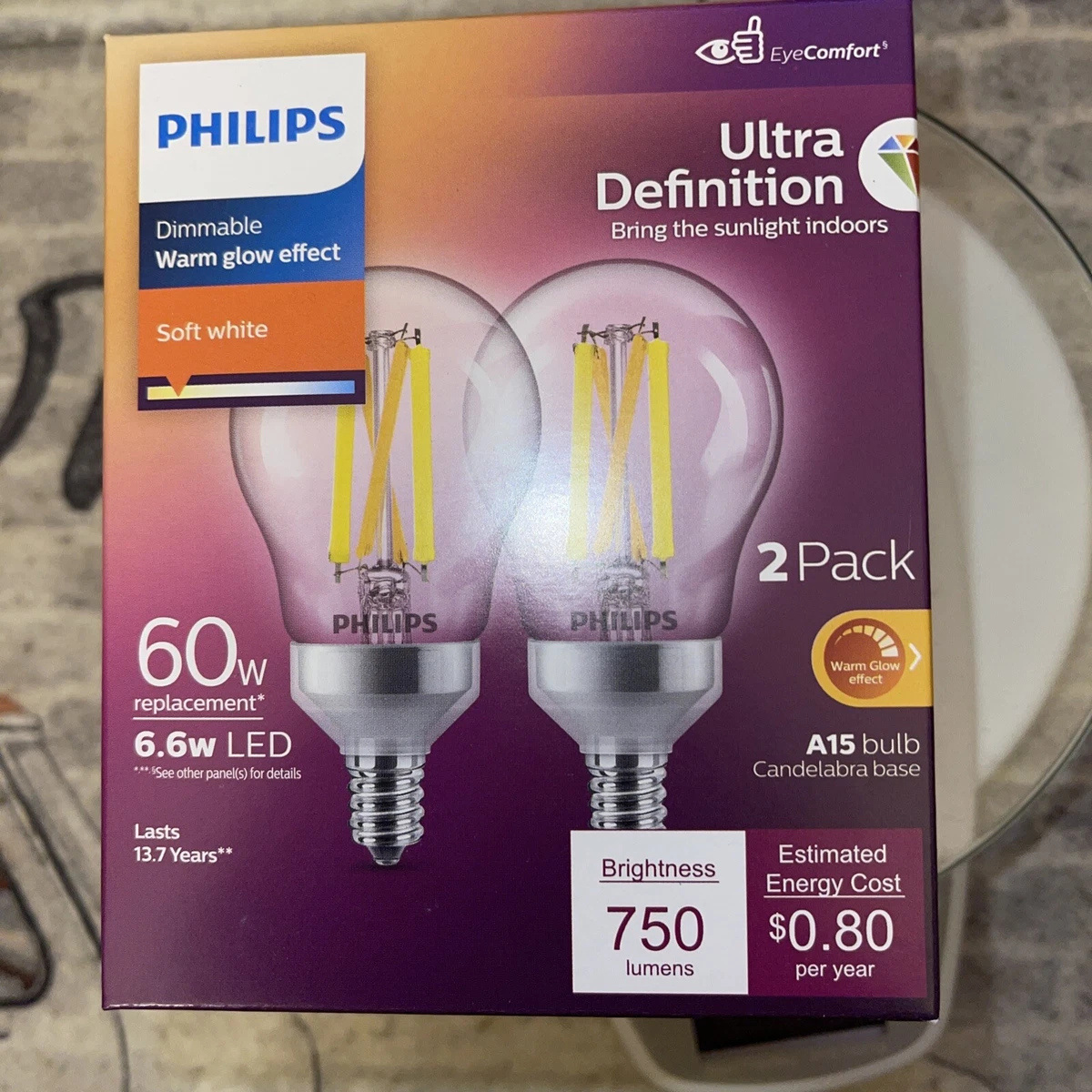 Warm glow led outlet