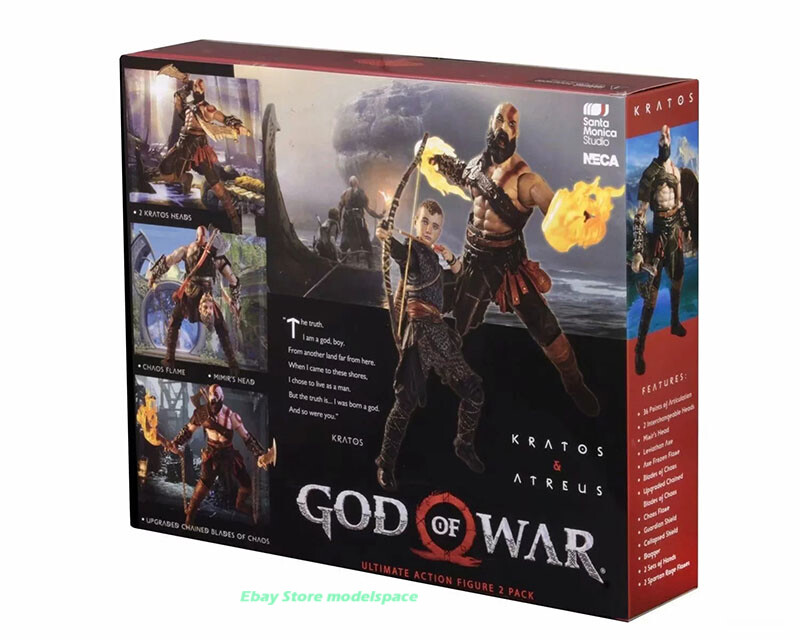 NECA God of War 1/12 Kratos & Atreus Ultimate 2 Pack Action Figure