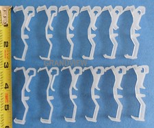 1 Dozen 2 1/2 Inch Vinyl Valance Clips Faux  Wood Venetian Blinds 2.5 "
