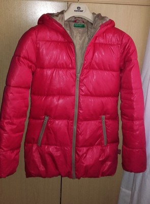 BENETTON Giubbotto Piumino Bambina - taglia 2XL, 11 - 12 anni - colore  fucsia | eBay