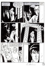 ALESSANDRINI  - Tavola originale  Dylan Dog Gigante n.13 "Il Senza Nome" p. 39